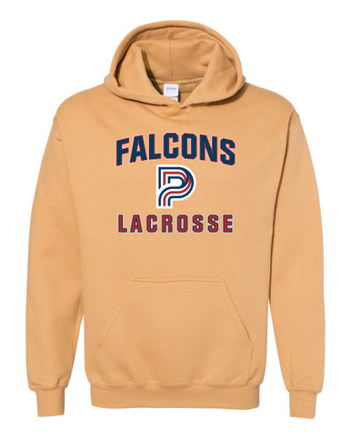 Pebblebrook Falcons P Script Lacrosse Men's Hoodie