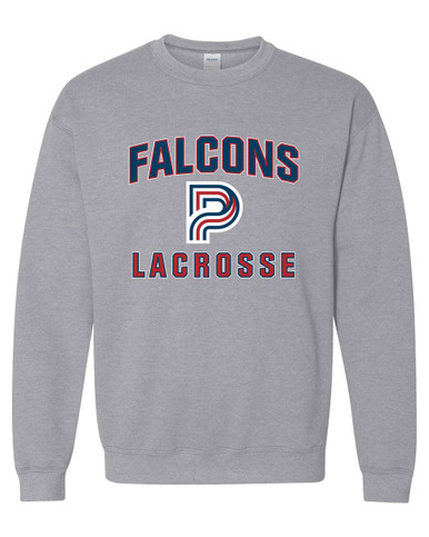 Pebblebrook Falcons P Script Lacrosse Men's Sweatshirt