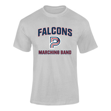 Pebblebrook Falcons P Script Marching Band Men's SS T-Shirt