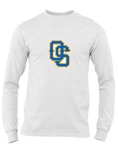 Olathe South Falcons OS Script Mascot #1 Men's LS T-Shirt
