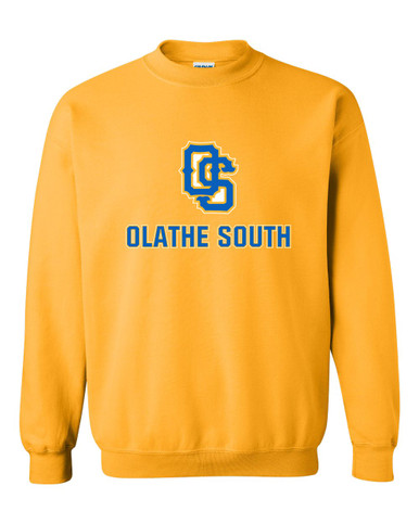 Olathe South Falcons OS Script Mascot #2 Men's Sweatshirt