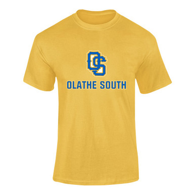 Olathe South Falcons OS Script Mascot #2 Men's SS T-Shirt
