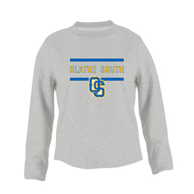 Olathe South Falcons OS Script Mascot #4 Women's Sweatshirt
