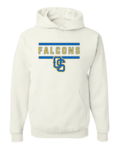 Olathe South Falcons OS Script Mascot #5 Men's Premium Hoodie