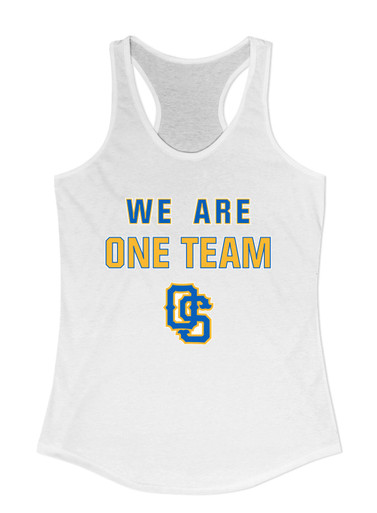 Olathe South Falcons OS Script We Are One Team Women's Tank Top