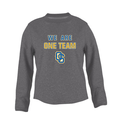 Olathe South Falcons OS Script We Are One Team Women's Sweatshirt