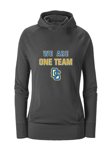 Olathe South Falcons OS Script We Are One Team Women's Hoodie