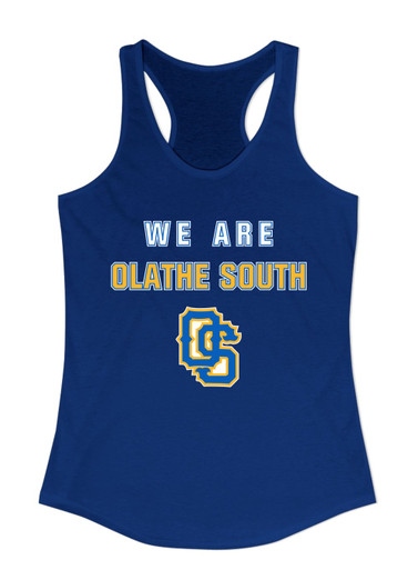 Olathe South Falcons OS Script We Are Women's Tank Top