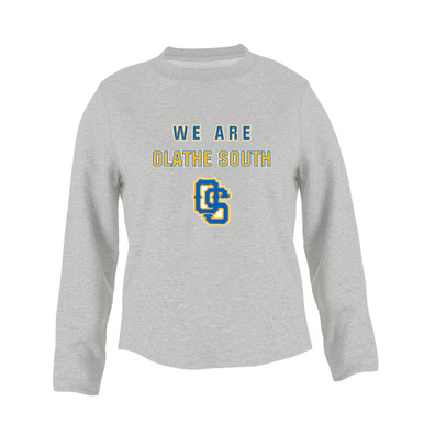 Olathe South Falcons OS Script We Are Women's Sweatshirt