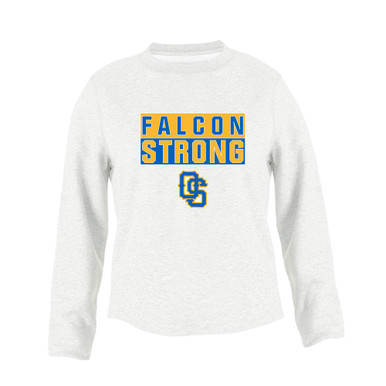 Olathe South Falcons OS Script Strong #1 Women's Sweatshirt