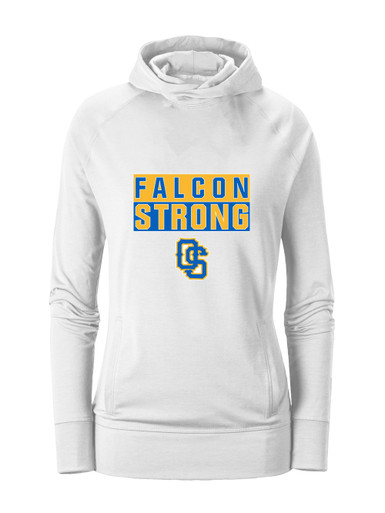 Olathe South Falcons OS Script Strong #1 Women's Hoodie