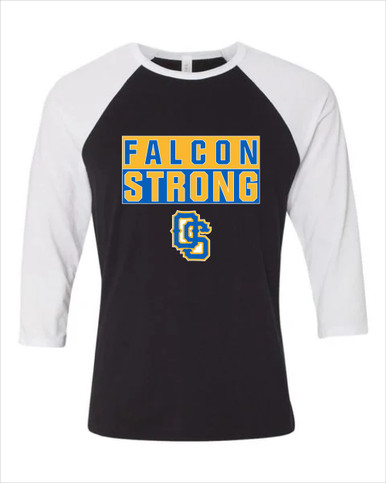 Olathe South Falcons OS Script Strong #1 Women's Baseball T-Shirt