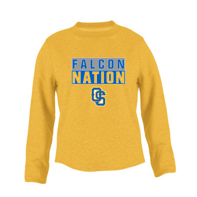 Olathe South Falcons OS Script Nation #1 Women's Sweatshirt