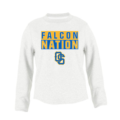 Olathe South Falcons OS Script Nation #1 Men's Sweatshirt