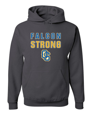 Olathe South Falcons OS Script Strong #2 Men's Premium Hoodie