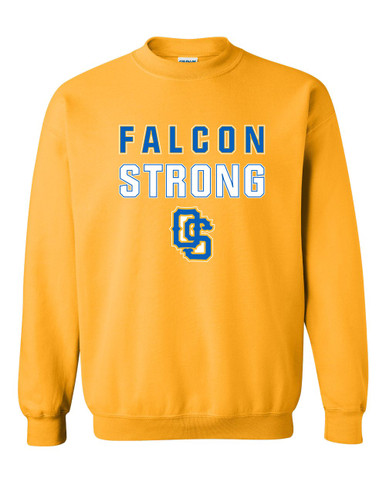 Olathe South Falcons OS Script Strong #2 Men's Sweatshirt