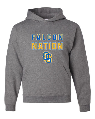 Olathe South Falcons OS Script Nation #2 Men's Premium Hoodie