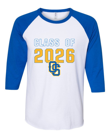 Olathe South Falcons OS Script Class of 2026 Women's Baseball T-Shirt