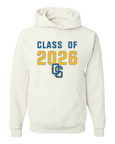 Olathe South Falcons OS Script Class of 2026 Men's Premium Hoodie
