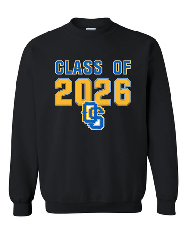 Olathe South Falcons OS Script Class of 2026 Men's Sweatshirt