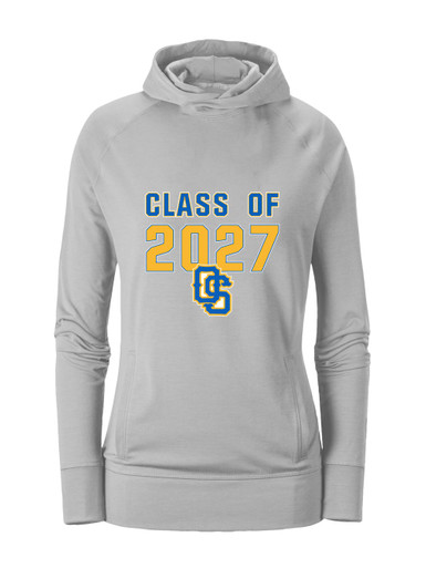 Olathe South Falcons OS Script Class of 2027 Women's Hoodie