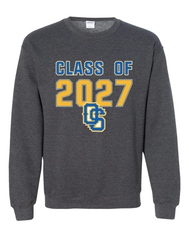 Olathe South Falcons OS Script Class of 2027 Men's Sweatshirt