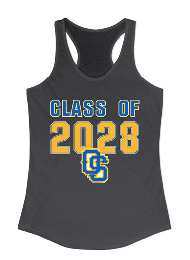 Olathe South Falcons OS Script Class of 2028 Women's Tank Top