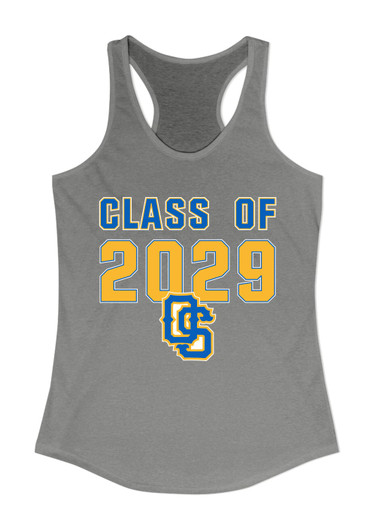 Olathe South Falcons OS Script Class of 2029 Women's Tank Top