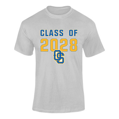Olathe South Falcons OS Script Class of 2028 Men's SS T-Shirt
