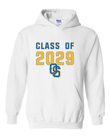 Olathe South Falcons OS Script Class of 2029 Men's Hoodie
