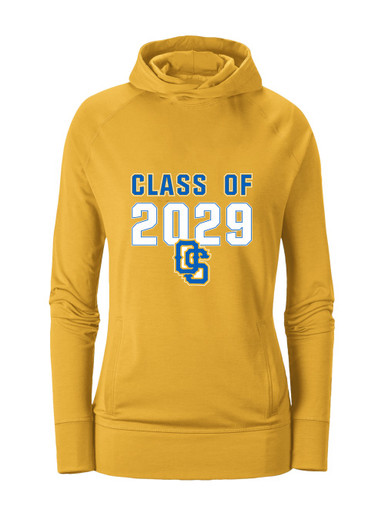 Olathe South Falcons OS Script Class of 2029 Women's Hoodie