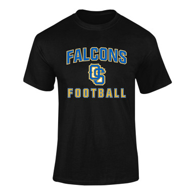 Olathe South Falcons OS Script Football #1 Men's Premium SS T-Shirt