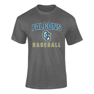 Olathe South Falcons OS Script Baseball #1 Men's SS T-Shirt