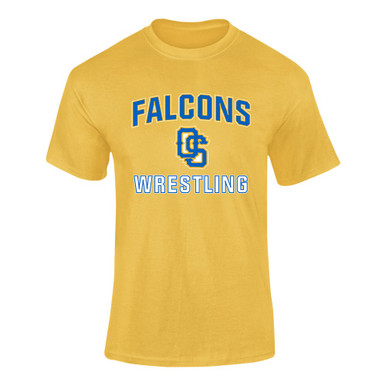 Olathe South Falcons OS Script Wrestling Men's Premium SS T-Shirt