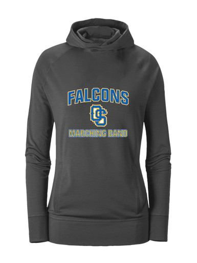 Olathe South Falcons OS Script Marching Band Women's Hoodie