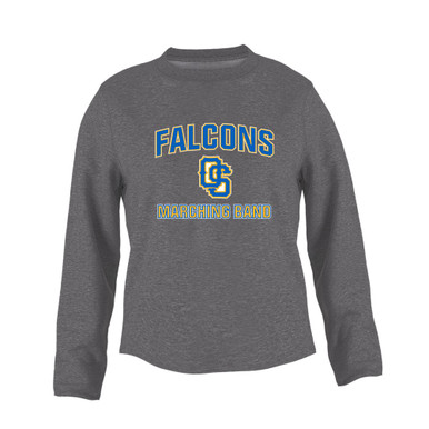 Olathe South Falcons OS Script Marching Band Women's Sweatshirt