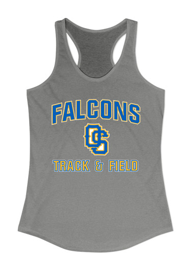Olathe South Falcons OS Script Track & Field Women's Tank Top