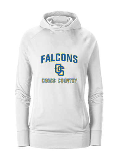 Olathe South Falcons OS Script Cross Country Women's Hoodie