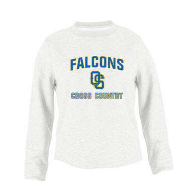 Olathe South Falcons OS Script Cross Country Women's Sweatshirt