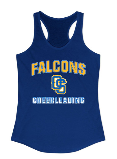 Olathe South Falcons OS Script Cheerleading Women's Tank Top