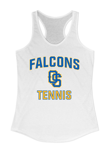 Olathe South Falcons OS Script Tennis Women's Tank Top