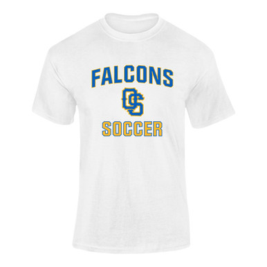 Olathe South Falcons OS Script Soccer #1 Men's Premium SS T-Shirt