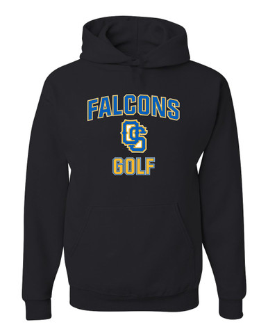 Olathe South Falcons OS Script Golf Men's Premium Hoodie