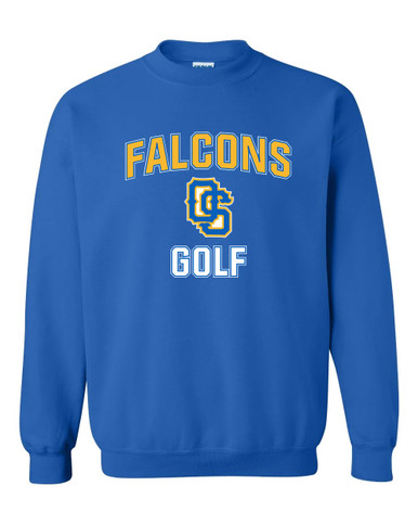 Olathe South Falcons OS Script Golf Men's Sweatshirt