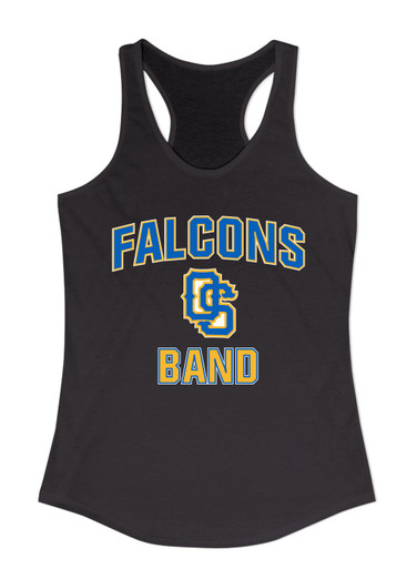 Olathe South Falcons OS Script Band # 1 Women's Tank Top