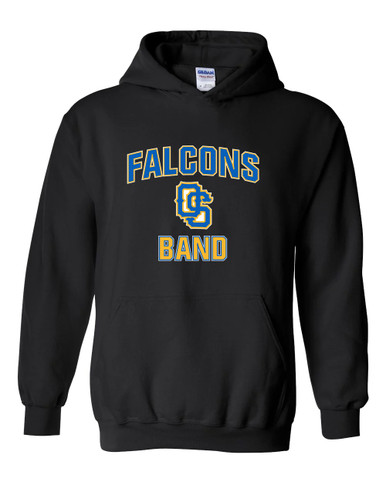 Olathe South Falcons OS Script Band # 1 Men's Hoodie