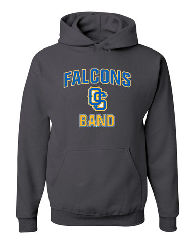Olathe South Falcons OS Script Band # 1 Men's Premium Hoodie