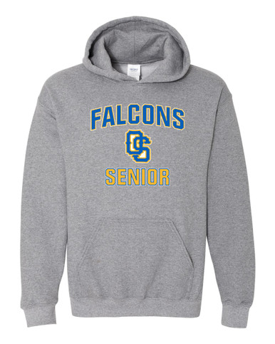 Olathe South Falcons OS Script Senior #1 Men's Hoodie