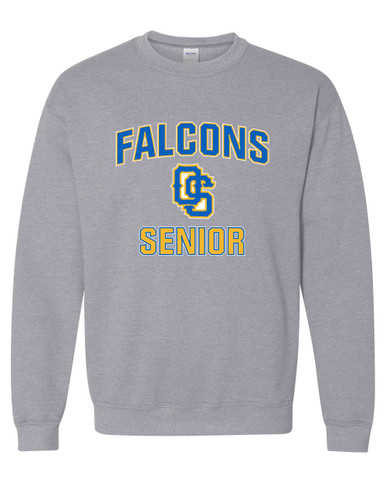 Olathe South Falcons OS Script Senior #1 Men's Sweatshirt