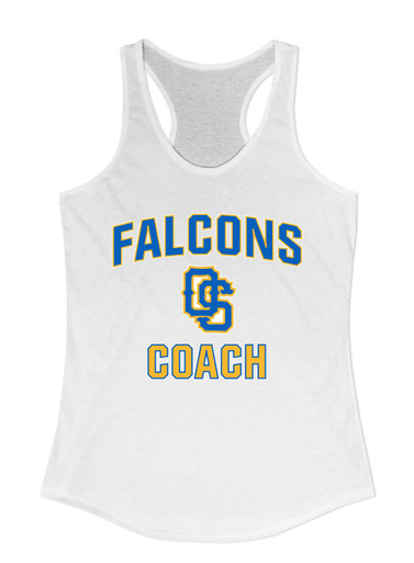 Olathe South Falcons OS Script Coach Women's Tank Top